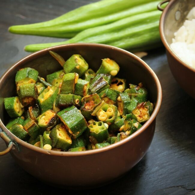 Burmese Pan-Fried Okra